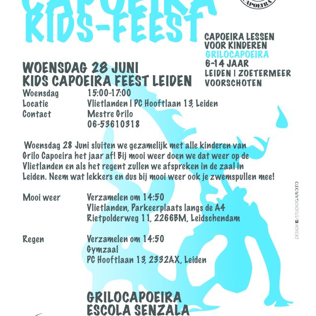 Kidsroda afsluiting capoeiraseizoen 16/17